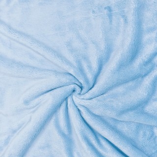 Kötött anyag - világoskék szőrme