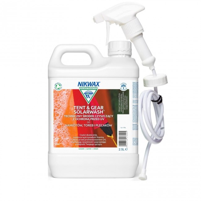 Szövet vízszigetelő szer TENT & GEAR SOLARWASH 2,5 L