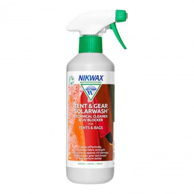 Szövet vízszigetelő szer TENT & GEAR SOLARWASH 500 ml