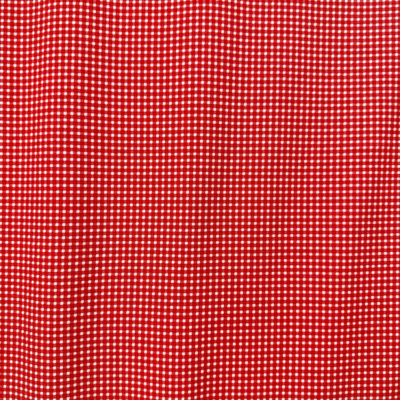 Pamutszövet - Houndstooth Red